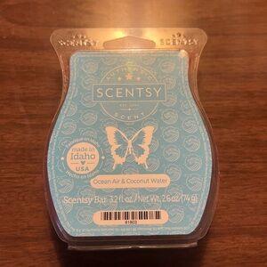 Scentsy Ocean Air & Coconut Water Scent Bar - Blue